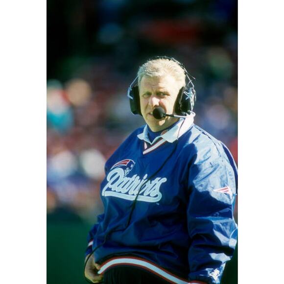 New England Patriots 90s STARTER puffer Pullover jacket yth L blue NFL Pro vtg - Picture 12 of 12